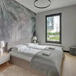 아파트 Blue Mandarin Riverside Premium Sauna & Gym 그단스크